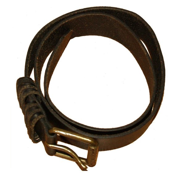 Vintage BUFFALO DAVID BITTON Black Leather Belt, Size M, CA17311 - Picture 3 of 9